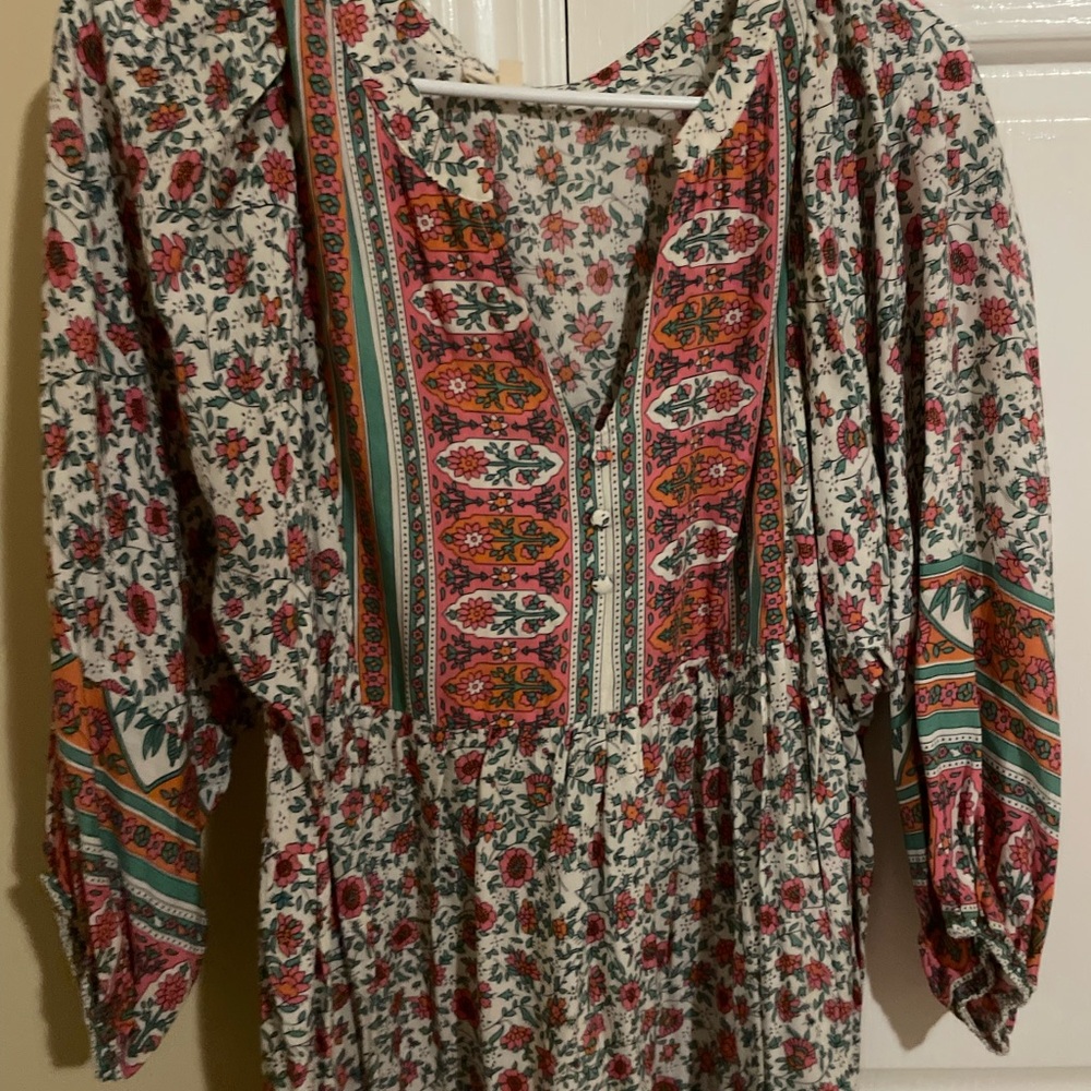 JODIFL Multicolor Floral Maxi Dress - Picture 2 of 2